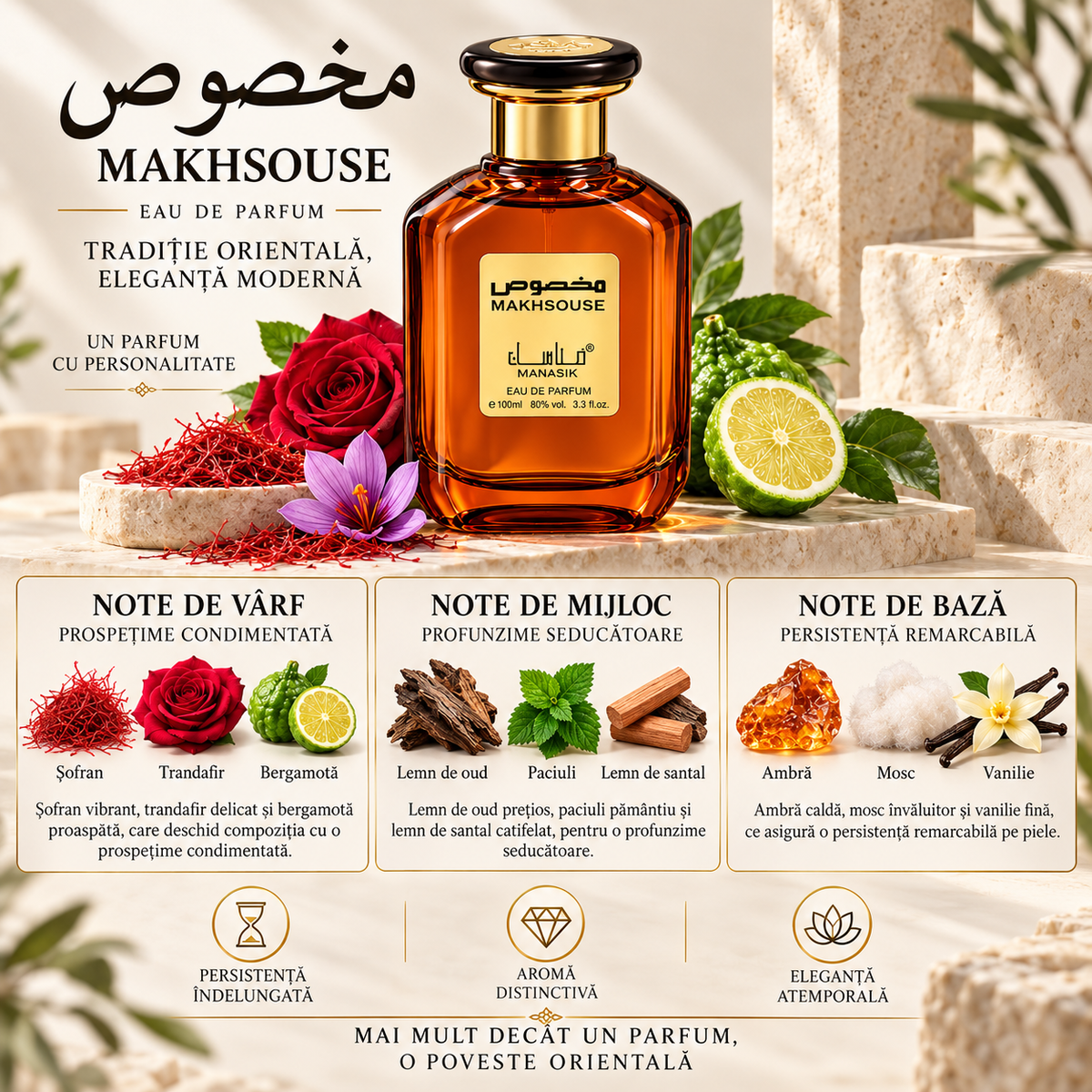 Makhsouse Eau de Parfum 100 ml – Parfum Unisex Oriental