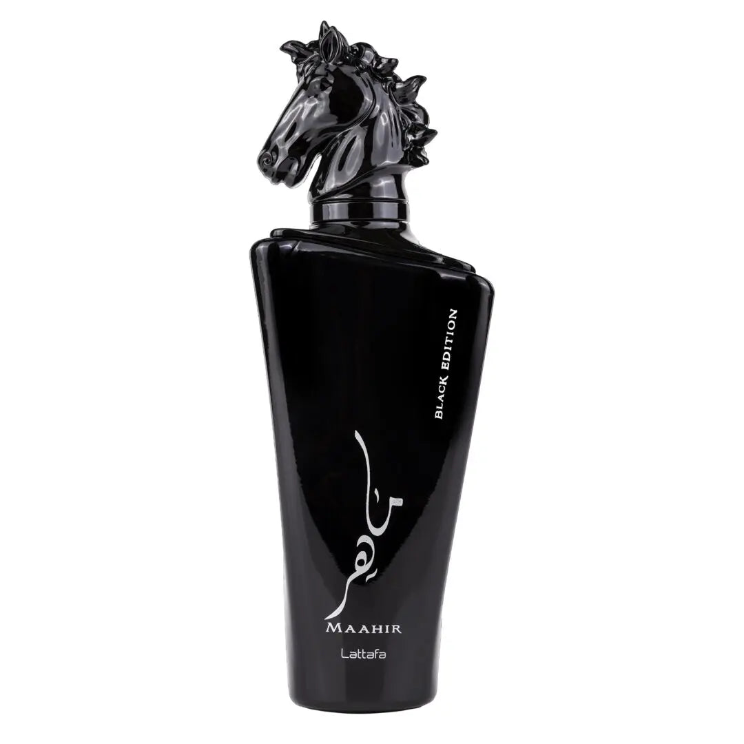 Apa de Parfum Maahir Black Edition, Lattafa, Barbati – 100ml