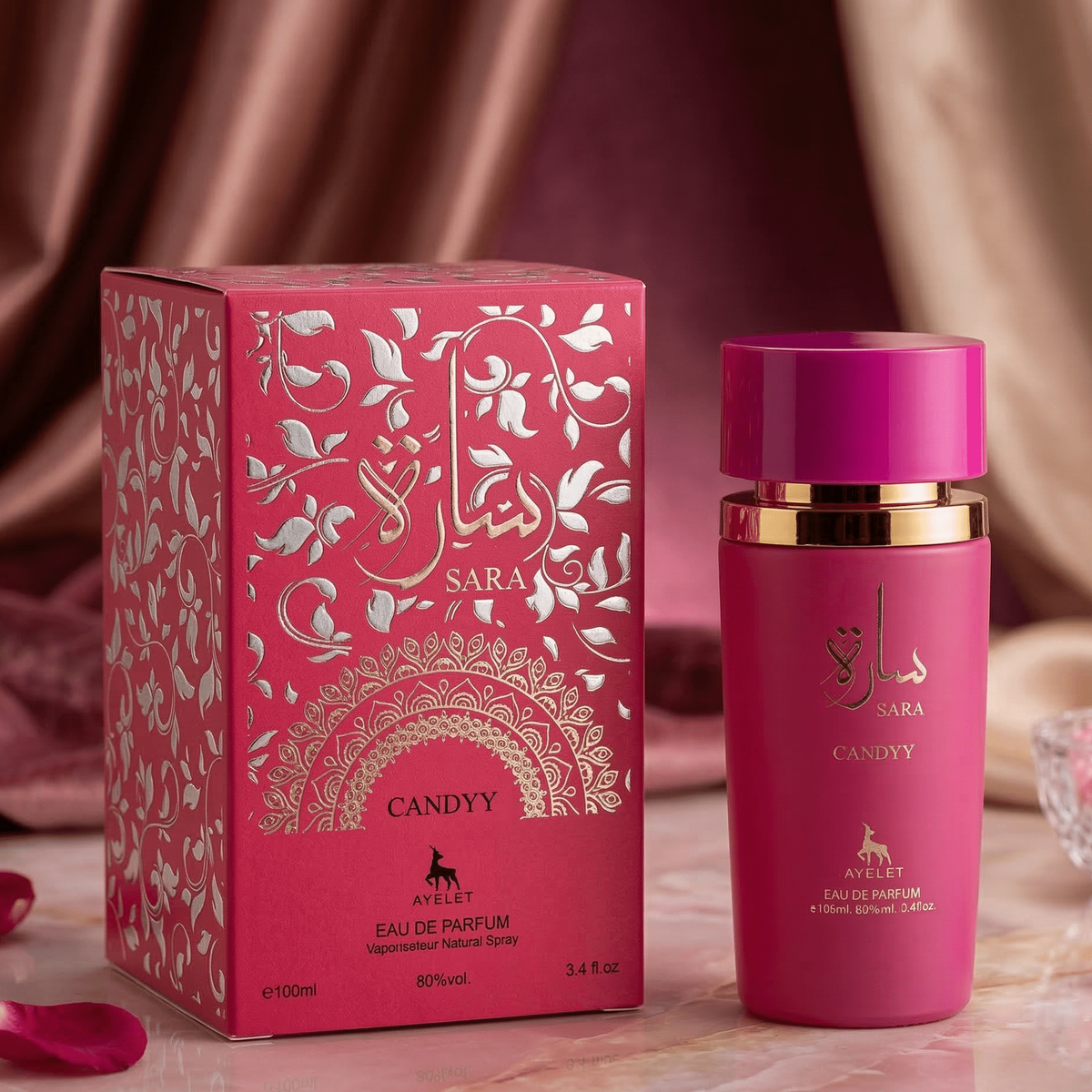 Set Sara Pink, Sara White și Sara Candy, 3 × 100 ml