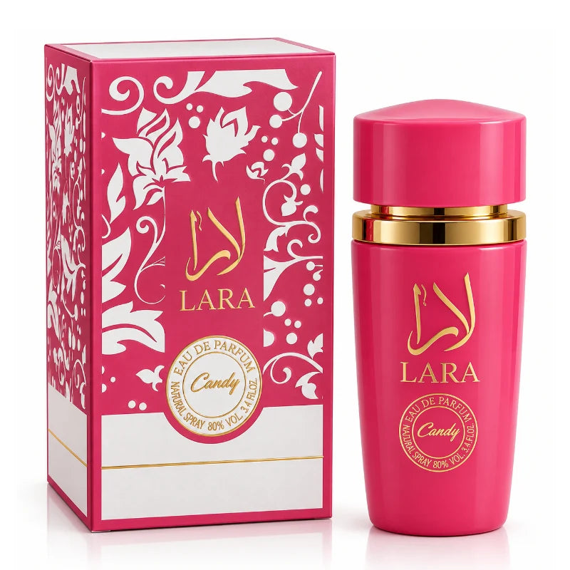 LARA Candy Eau de Parfum 100 ml – Parfum de Damă Gurmand cu Accente Orientale