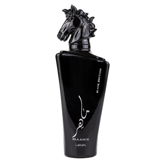 Apa de Parfum Maahir Black Edition, Lattafa, Barbati – 100ml